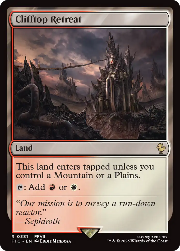 Clifftop Retreat [FINAL FANTASY Commander] | Jomio and Rueliete's Cards and Comics