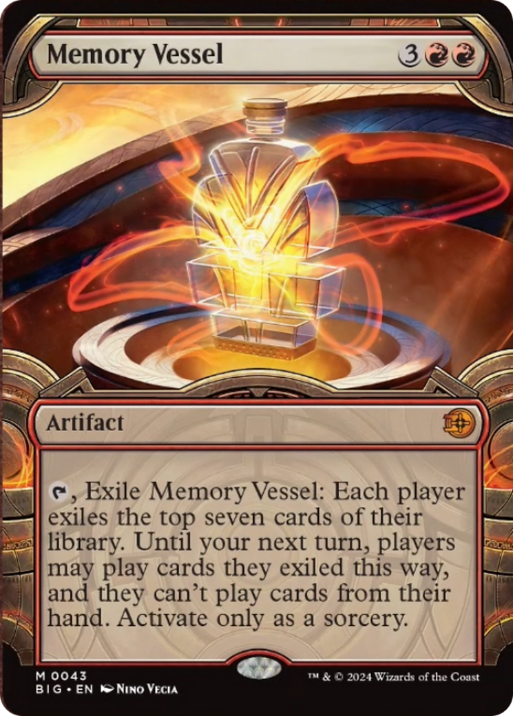 Memory Vessel (Showcase) [Outlaws of Thunder Junction: The Big Score] | Jomio and Rueliete's Cards and Comics