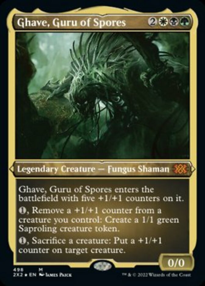 Ghave, Guru of Spores (Foil Etched) [Double Masters 2022] | Jomio and Rueliete's Cards and Comics