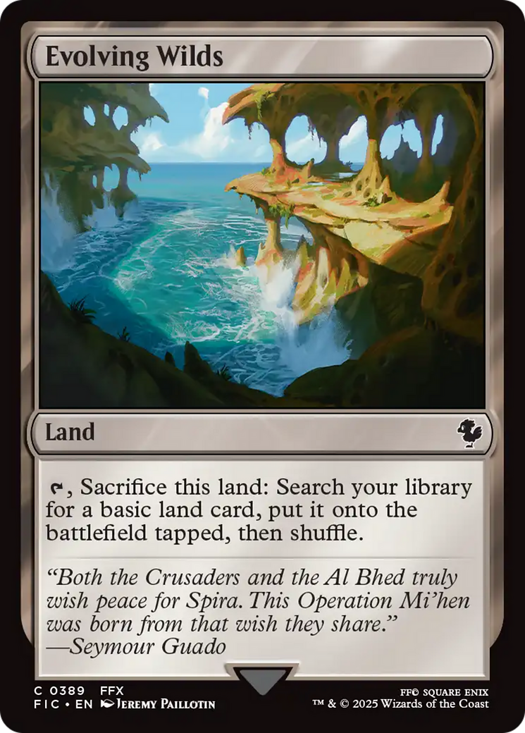 Evolving Wilds [FINAL FANTASY Commander] | Jomio and Rueliete's Cards and Comics