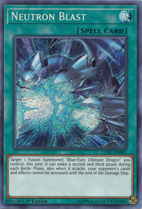 Neutron Blast [LCKC-EN041] Secret Rare | Jomio and Rueliete's Cards and Comics