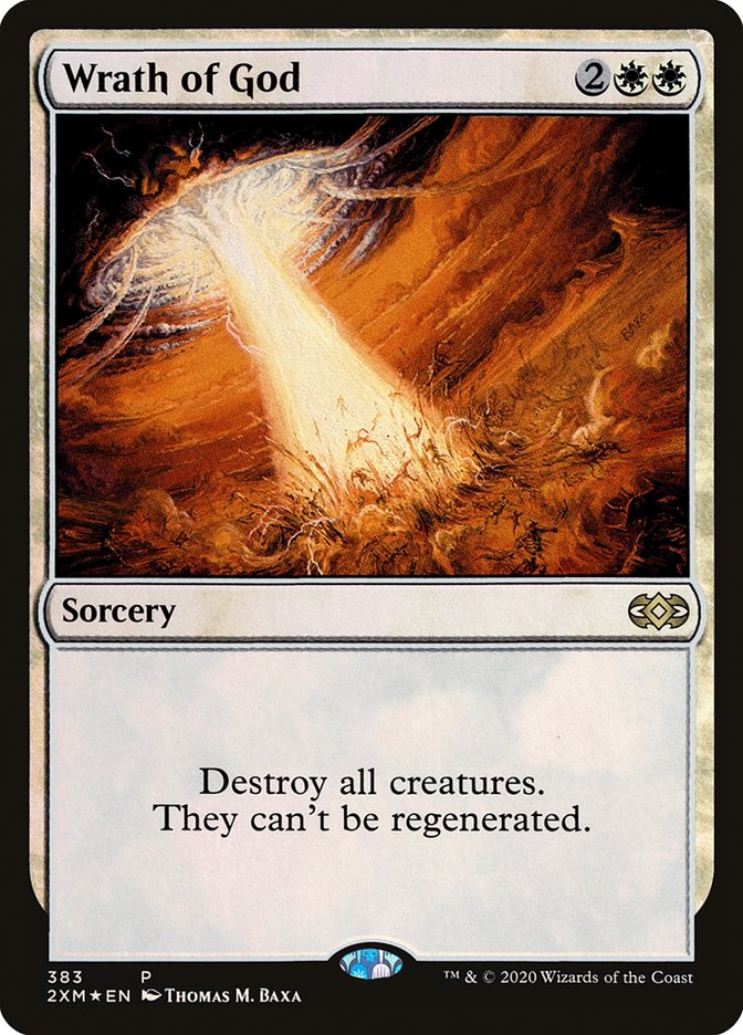 Wrath of God (383) [Double Masters Promos] | Jomio and Rueliete's Cards and Comics