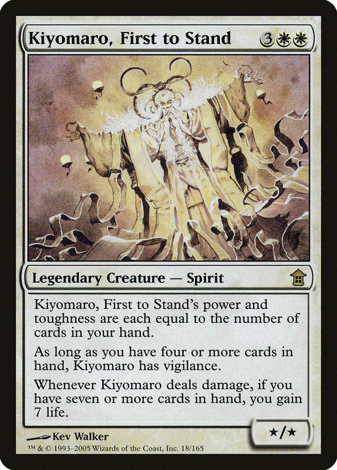 Kiyomaro, First to Stand [Saviors of Kamigawa] | Jomio and Rueliete's Cards and Comics