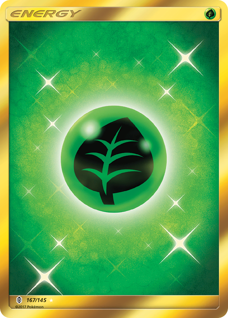 Grass Energy (167/145) [Sun & Moon: Guardians Rising] | Jomio and Rueliete's Cards and Comics