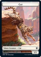 Cat // Goblin Construct Double-Sided Token [Zendikar Rising Tokens] | Jomio and Rueliete's Cards and Comics