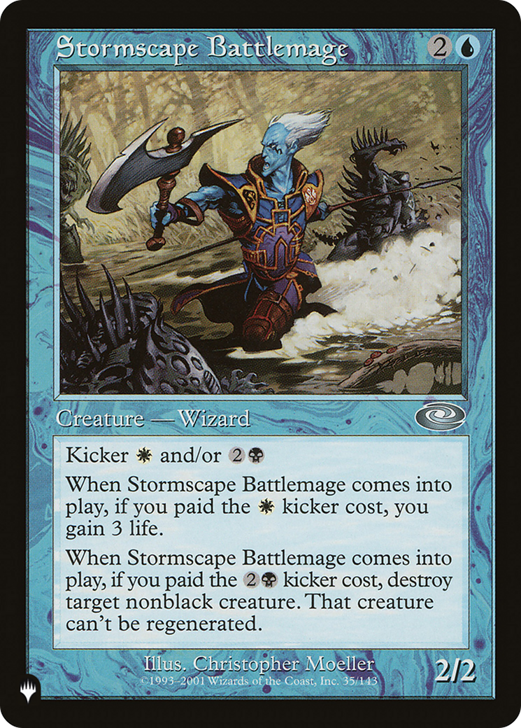Stormscape Battlemage [The List] | Jomio and Rueliete's Cards and Comics