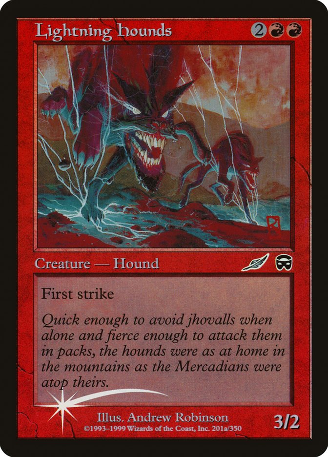 Lightning Hounds [Media Promos] | Jomio and Rueliete's Cards and Comics