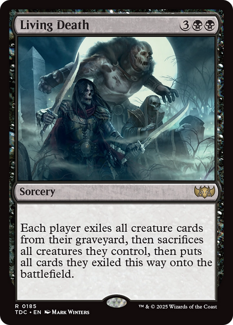 Living Death [Tarkir: Dragonstorm Commander] | Jomio and Rueliete's Cards and Comics
