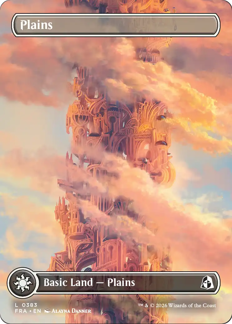 Plains (Borderless) (0383) [Reality Fracture] | Jomio and Rueliete's Cards and Comics