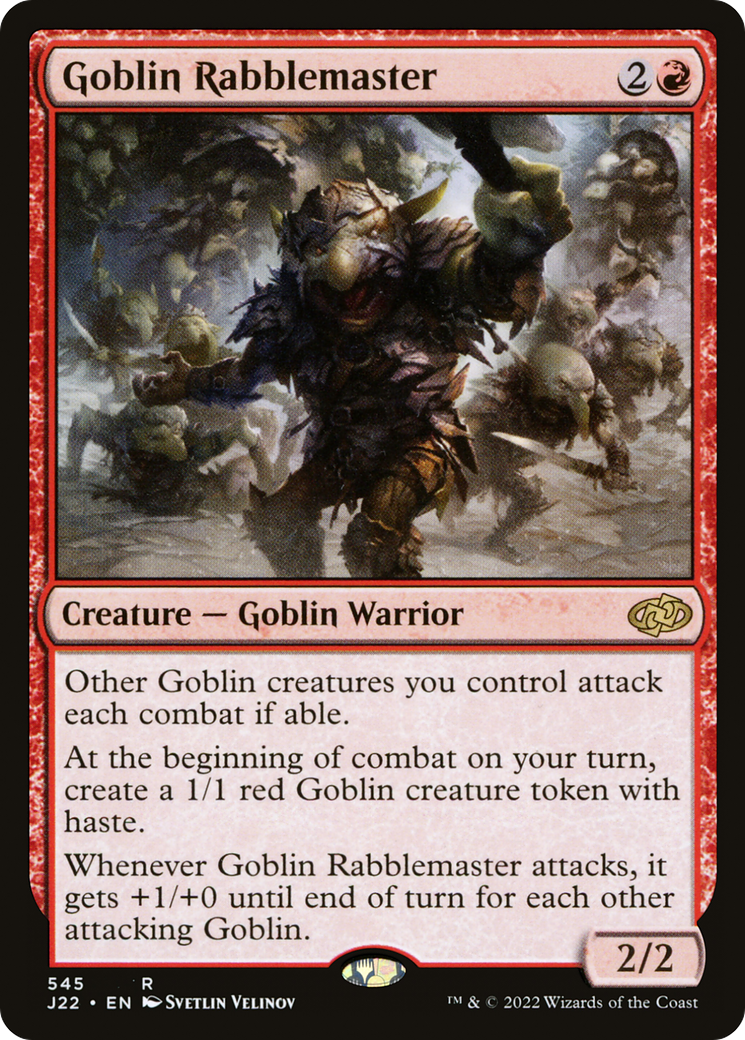Goblin Rabblemaster [Jumpstart 2022] | Jomio and Rueliete's Cards and Comics