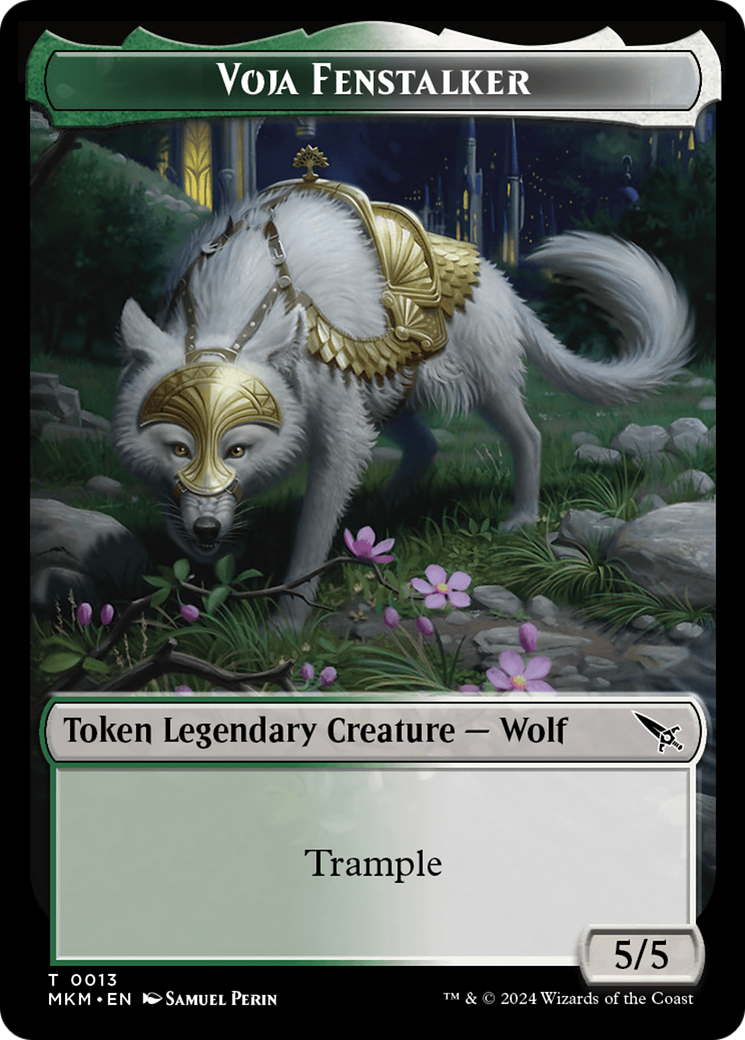Thopter (0020) // Voja Fenstalker Double-Sided Token [Murders at Karlov Manor Tokens] | Jomio and Rueliete's Cards and Comics