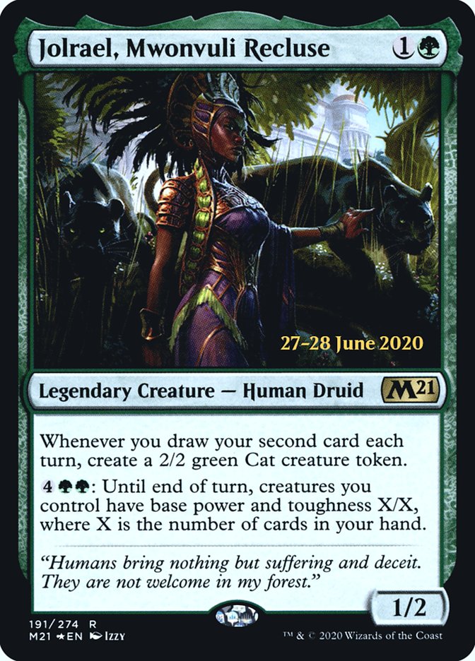Jolrael, Mwonvuli Recluse [Core Set 2021 Prerelease Promos] | Jomio and Rueliete's Cards and Comics