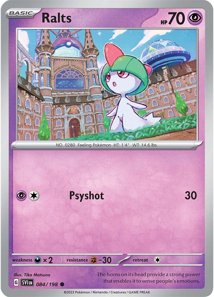 Ralts (084/198) [Scarlet & Violet: Base Set] | Jomio and Rueliete's Cards and Comics