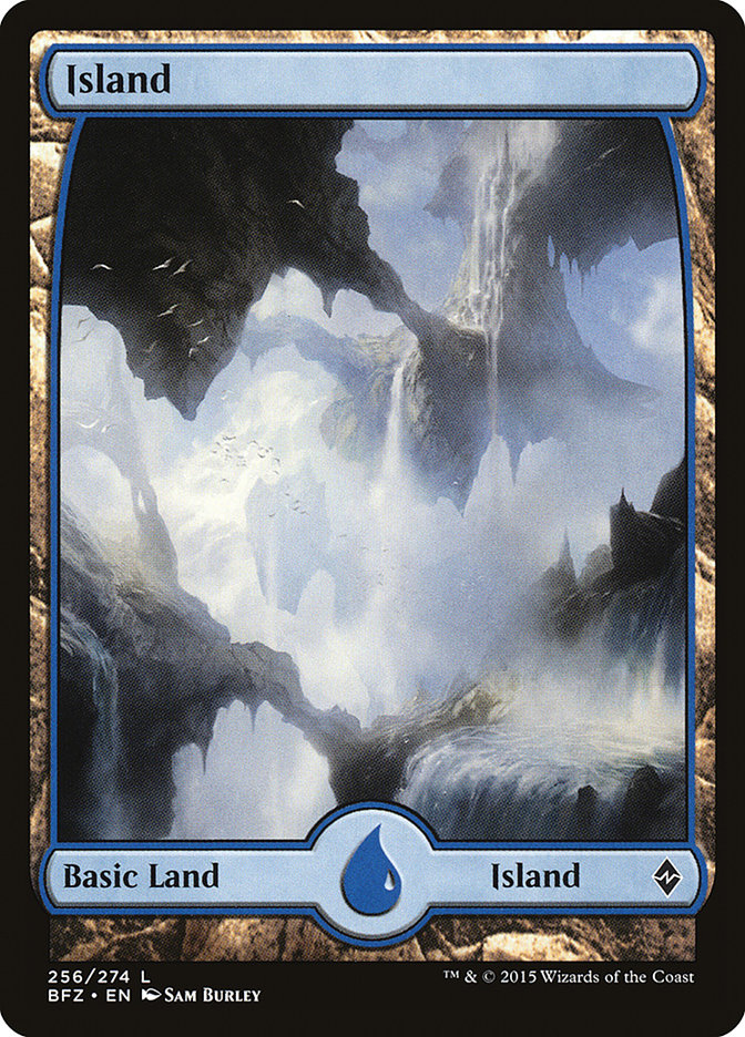 Island (256) (Full Art) [Battle for Zendikar] | Jomio and Rueliete's Cards and Comics