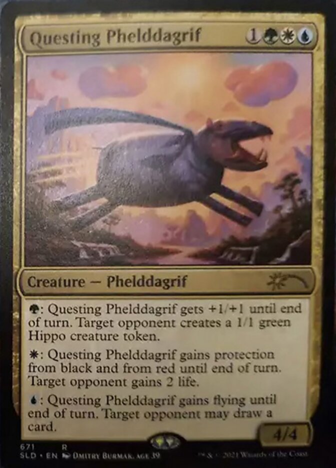 Questing Phelddagrif (671) [Secret Lair Drop Promos] | Jomio and Rueliete's Cards and Comics