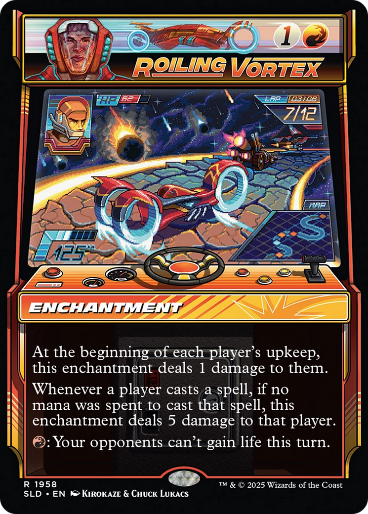 Roiling Vortex (Rainbow Foil) [Secret Lair Drop Series] | Jomio and Rueliete's Cards and Comics