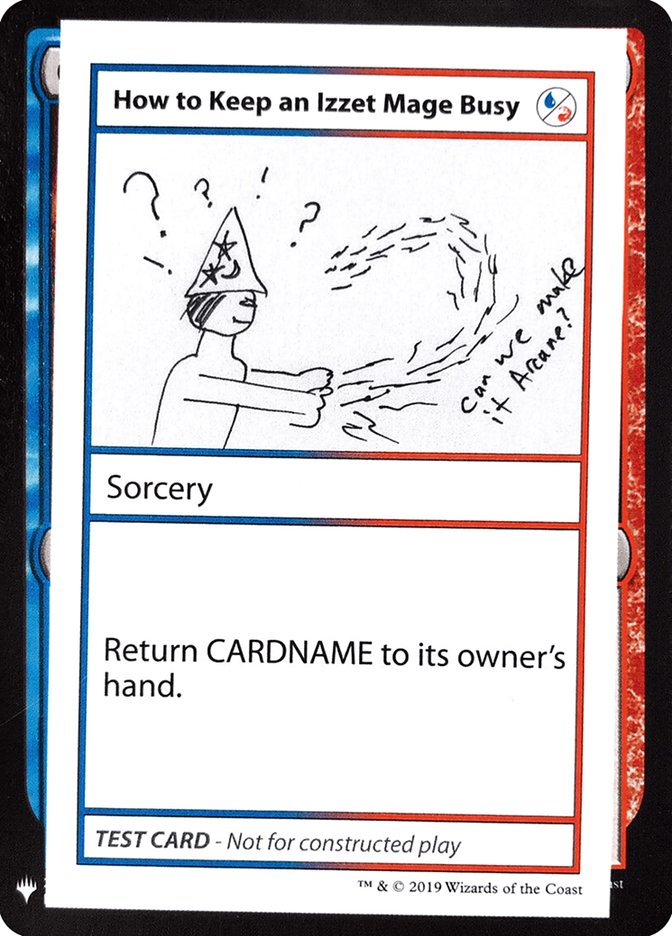 How to Keep an Izzet Mage Busy [Mystery Booster Playtest Cards] | Jomio and Rueliete's Cards and Comics