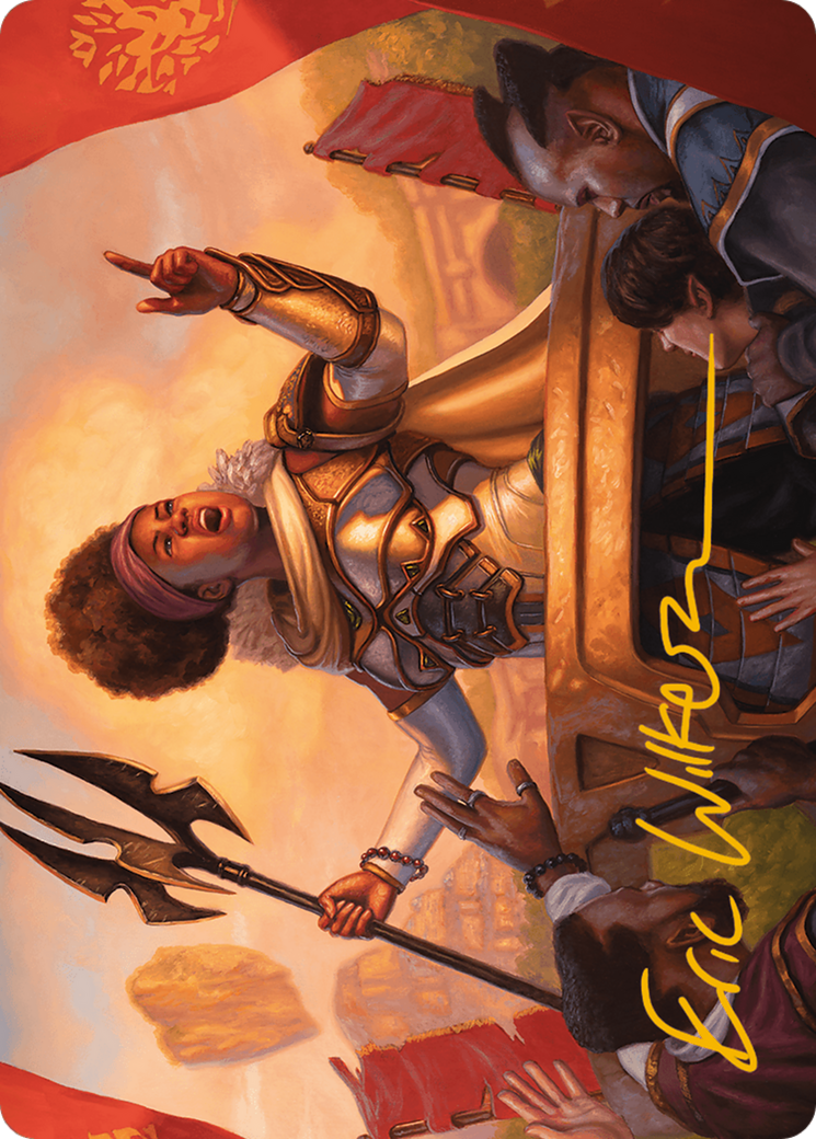 Recruiter of the Guard Art Card (Gold-Stamped Signature) [Modern Horizons 3 Art Series] | Jomio and Rueliete's Cards and Comics