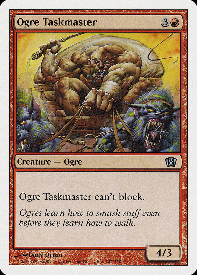 Ogre Taskmaster [Eighth Edition] | Jomio and Rueliete's Cards and Comics