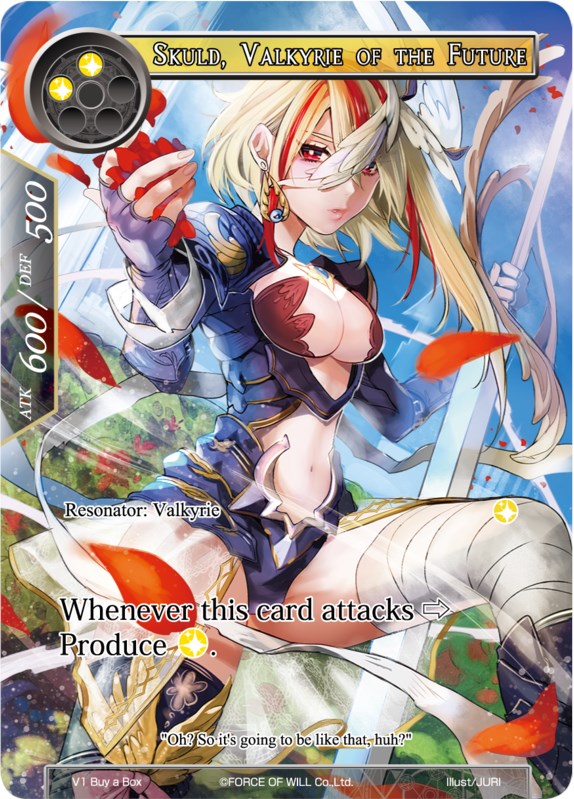 Skuld, Valkyrie of the Future (V1 Buy a Box) [Promo Cards] | Jomio and Rueliete's Cards and Comics