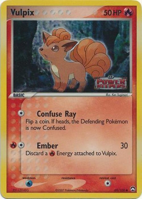 Vulpix (69/108) (Stamped) [EX: Power Keepers] | Jomio and Rueliete's Cards and Comics