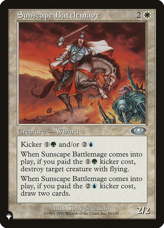 Sunscape Battlemage [The List] | Jomio and Rueliete's Cards and Comics