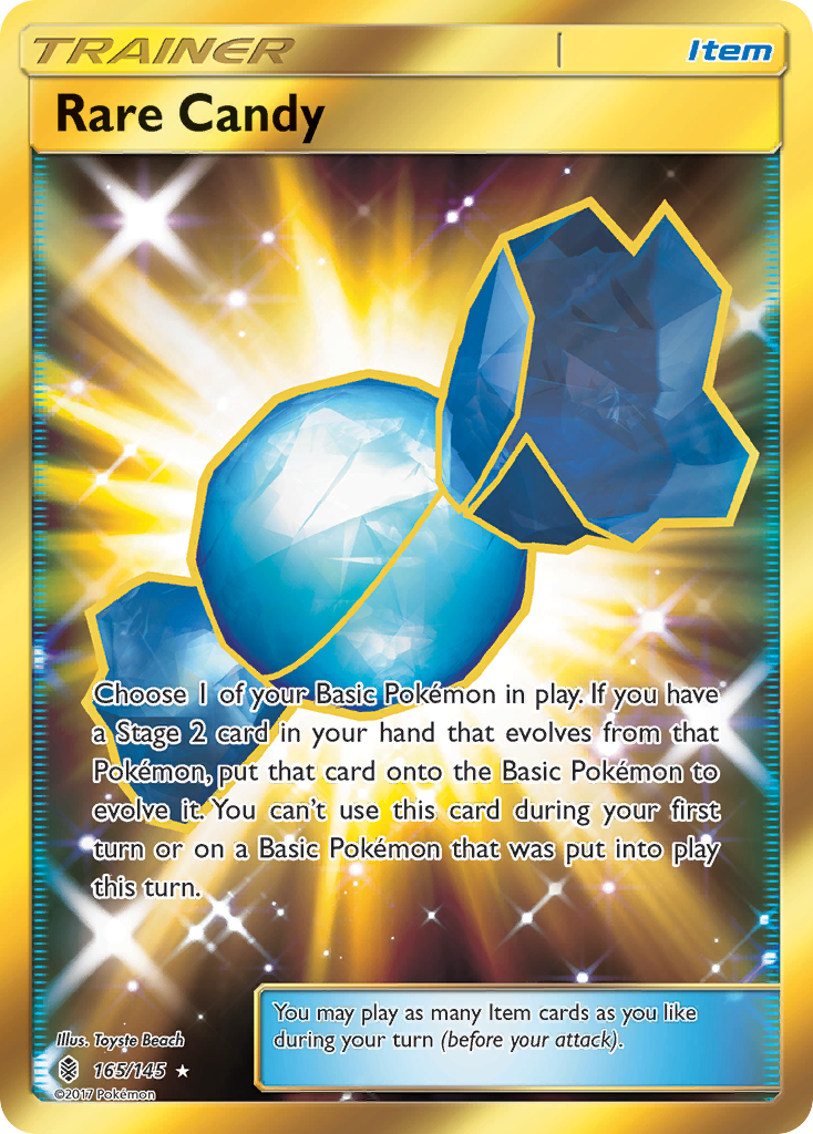Rare Candy (165/145) [Sun & Moon: Guardians Rising] | Jomio and Rueliete's Cards and Comics