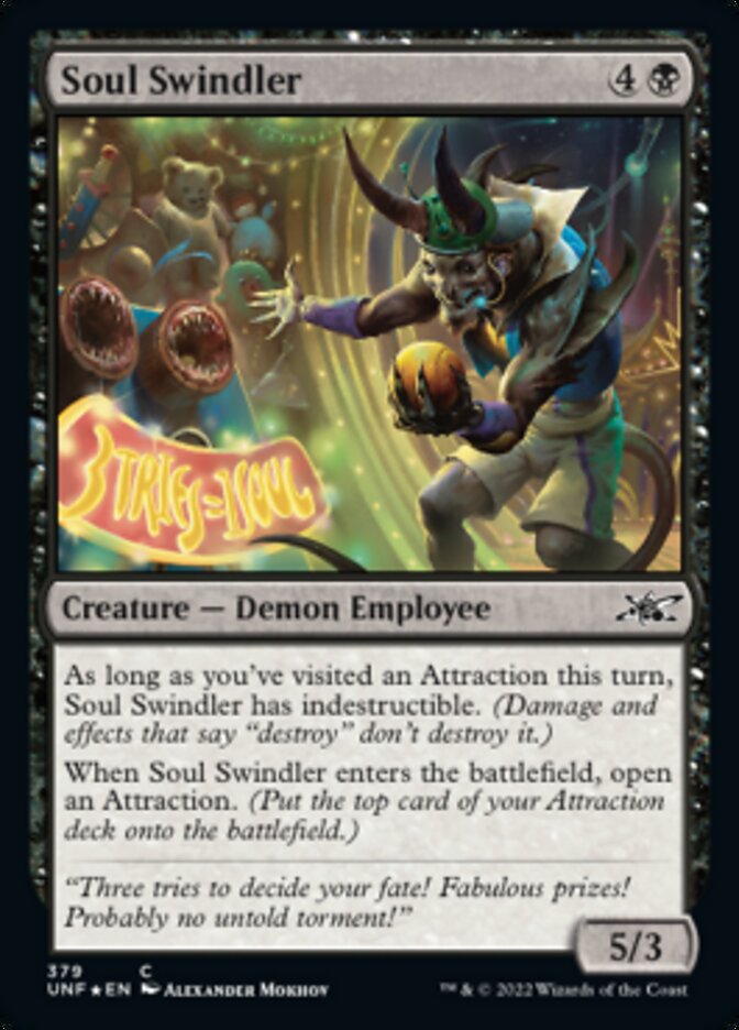 Soul Swindler (Galaxy Foil) [Unfinity] | Jomio and Rueliete's Cards and Comics