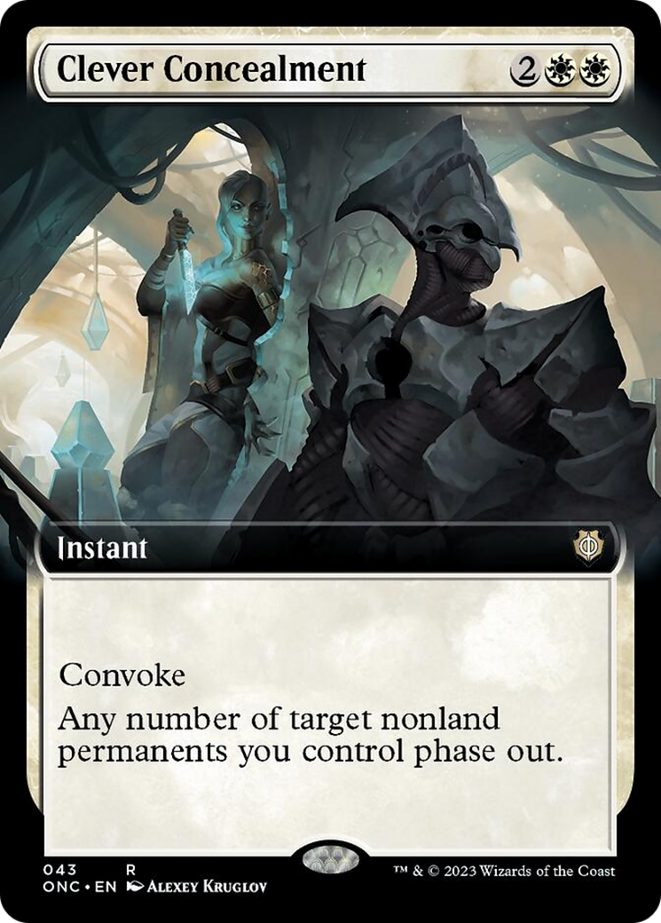 Clever Concealment (Extended Art) [Phyrexia: All Will Be One Commander] | Jomio and Rueliete's Cards and Comics