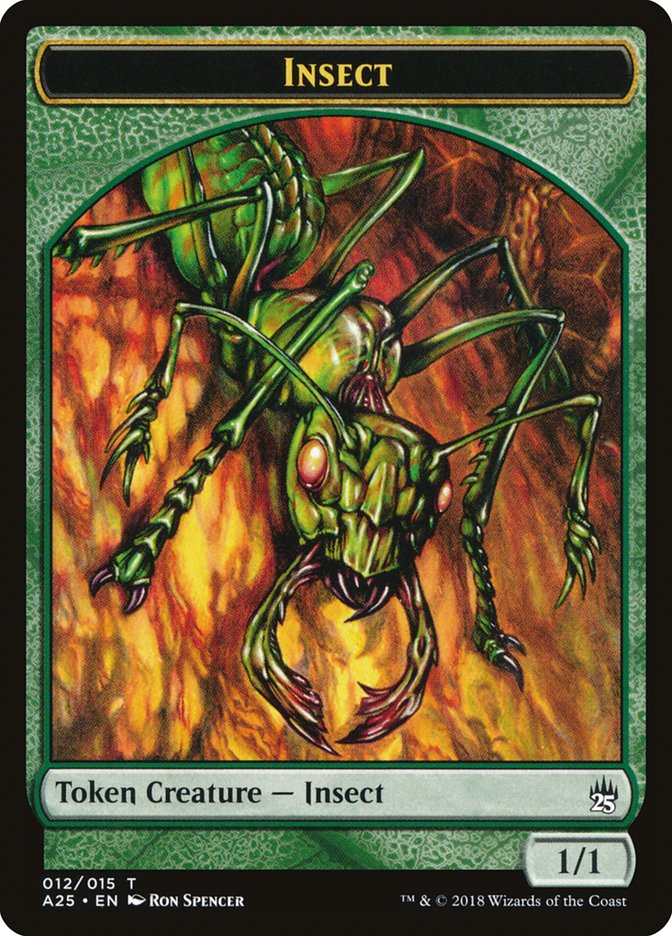 Insect Token [Masters 25 Tokens] | Jomio and Rueliete's Cards and Comics