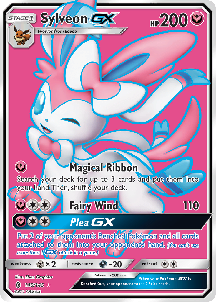 Sylveon GX (140/145) [Sun & Moon: Guardians Rising] | Jomio and Rueliete's Cards and Comics