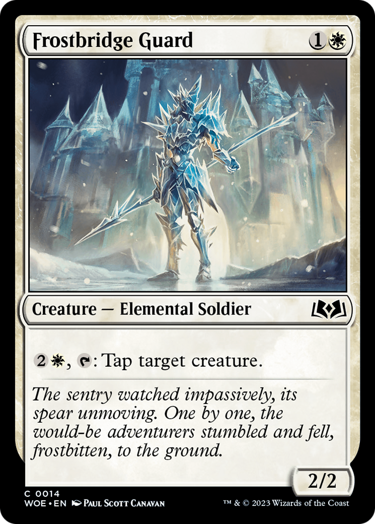 Frostbridge Guard [Wilds of Eldraine] | Jomio and Rueliete's Cards and Comics