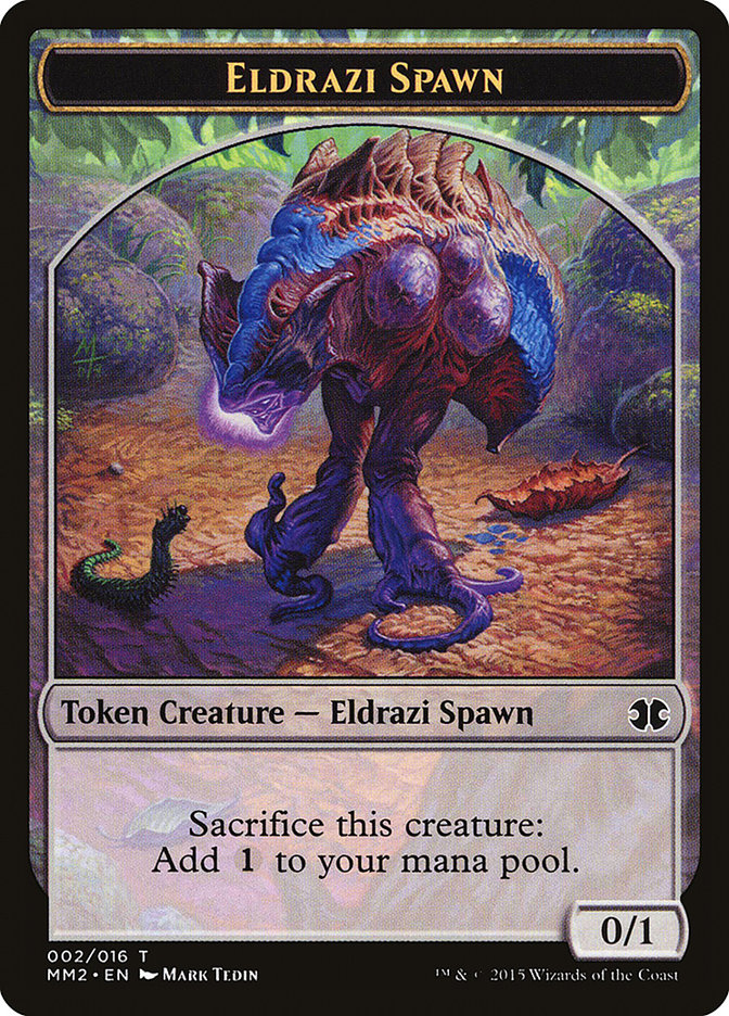 Eldrazi Spawn Token (002/016) [Modern Masters 2015 Tokens] | Jomio and Rueliete's Cards and Comics