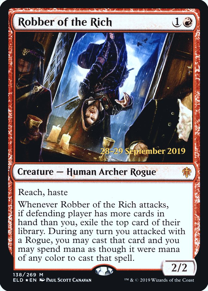 Robber of the Rich [Throne of Eldraine Prerelease Promos] | Jomio and Rueliete's Cards and Comics