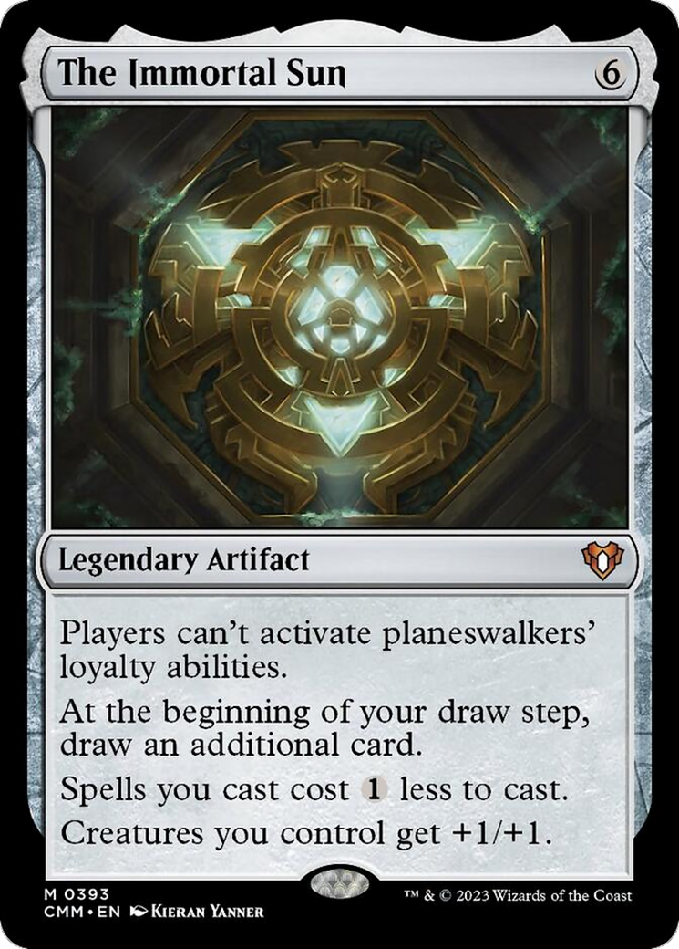 The Immortal Sun [Commander Masters] | Jomio and Rueliete's Cards and Comics