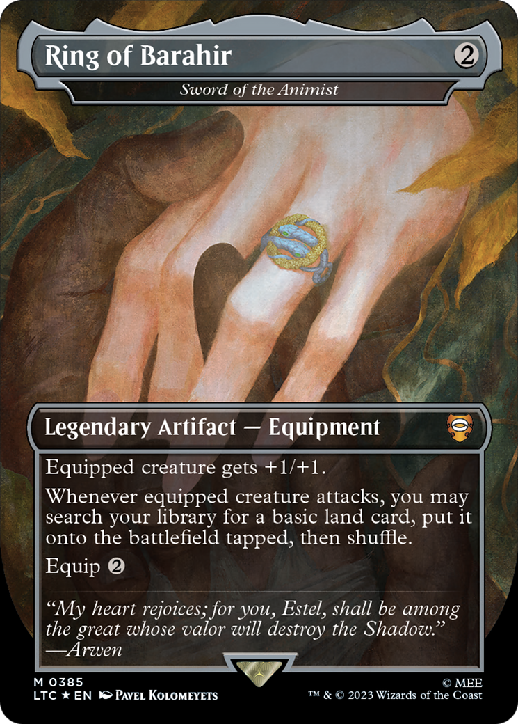Ring of Barahir - Sword of the Animist (Surge Foil Realms and Relics) [The Lord of the Rings: Tales of Middle-Earth Commander] | Jomio and Rueliete's Cards and Comics