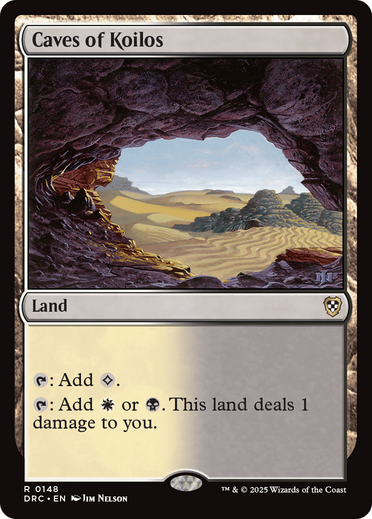 Caves of Koilos [Aetherdrift Commander] | Jomio and Rueliete's Cards and Comics