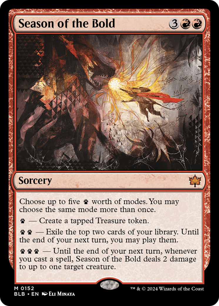 Season of the Bold [Bloomburrow] | Jomio and Rueliete's Cards and Comics