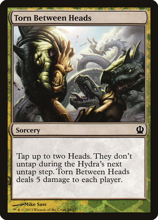 Torn Between Heads [Theros Face the Hydra] | Jomio and Rueliete's Cards and Comics