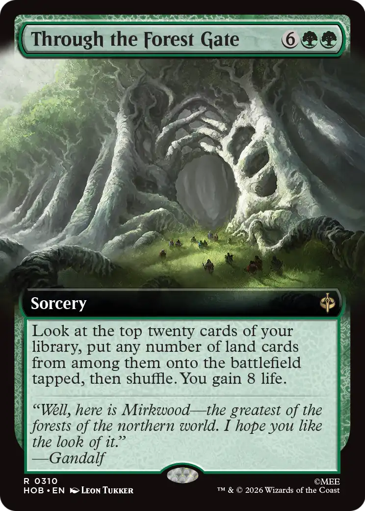 Through the Forest Gate (Extended Art) [The Hobbit] | Jomio and Rueliete's Cards and Comics