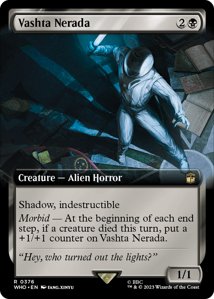 Vashta Nerada (Extended Art) [Doctor Who] | Jomio and Rueliete's Cards and Comics
