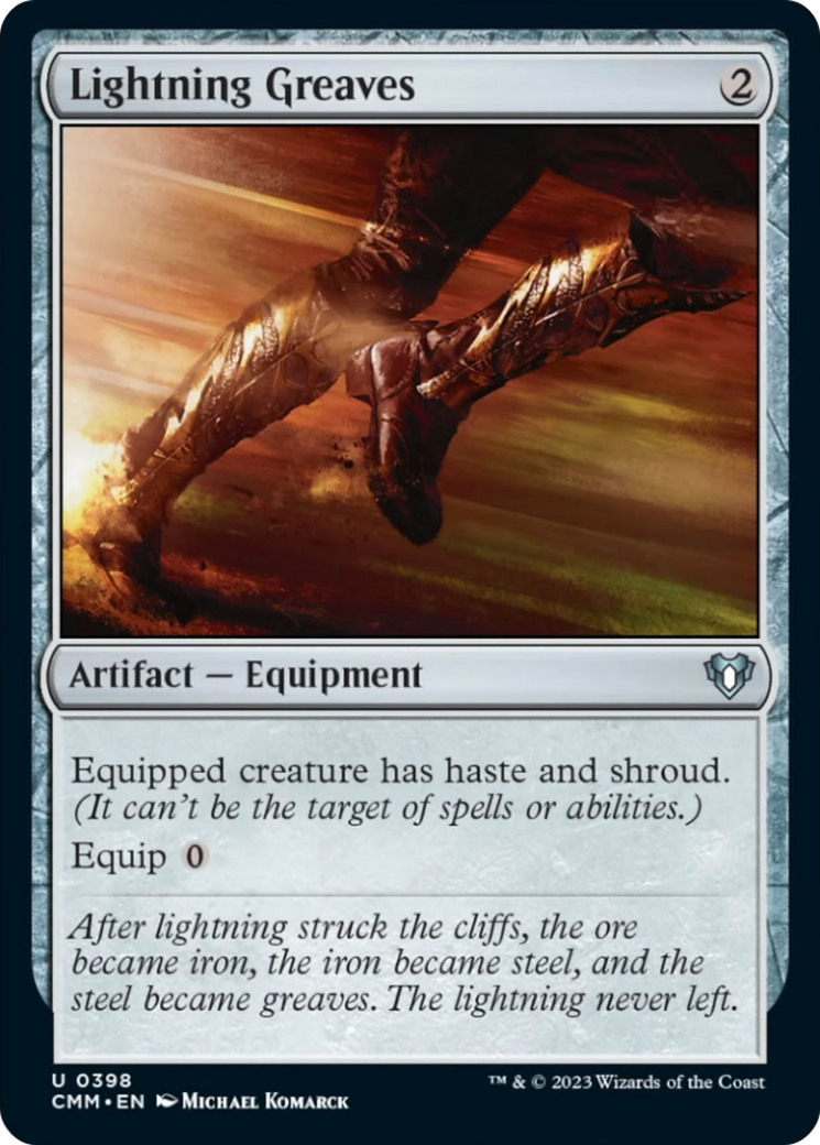 Lightning Greaves [Commander Masters] | Jomio and Rueliete's Cards and Comics