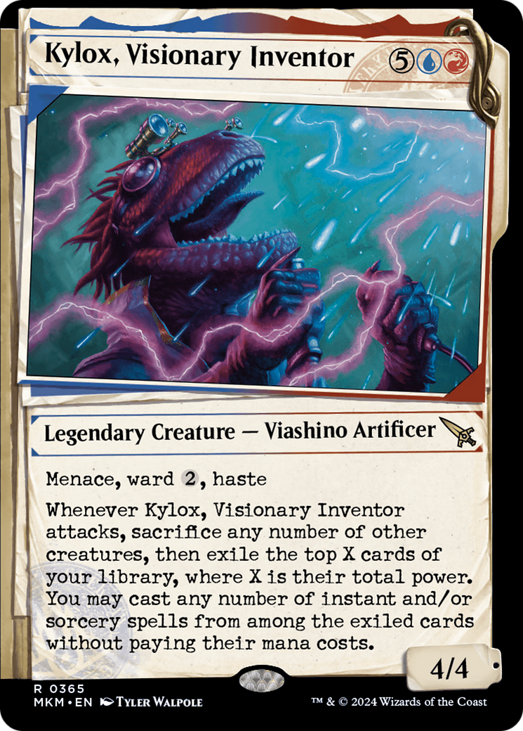Kylox, Visionary Inventor (Showcase) [Murders at Karlov Manor] | Jomio and Rueliete's Cards and Comics