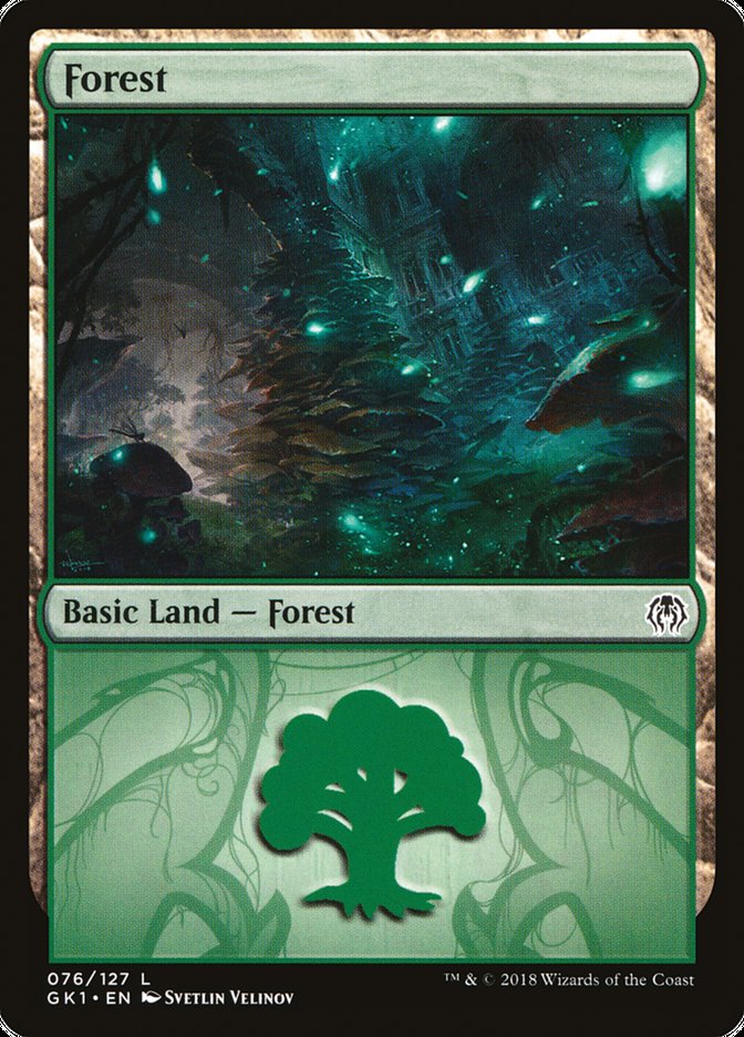 Forest (76) [Guilds of Ravnica Guild Kit] | Jomio and Rueliete's Cards and Comics