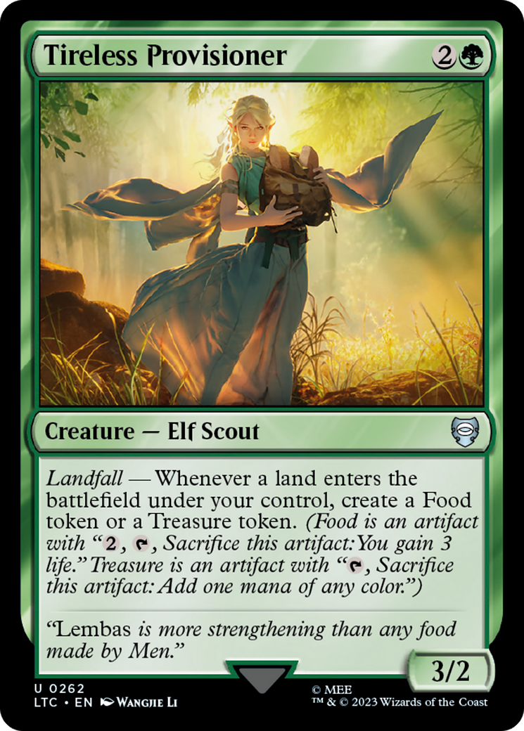 Tireless Provisioner [The Lord of the Rings: Tales of Middle-Earth Commander] | Jomio and Rueliete's Cards and Comics