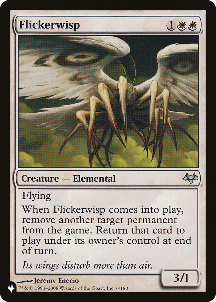 Flickerwisp [The List] | Jomio and Rueliete's Cards and Comics