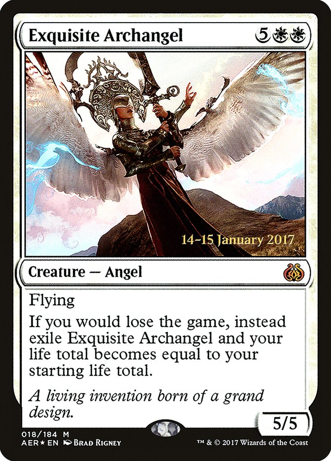 Exquisite Archangel [Aether Revolt Prerelease Promos] | Jomio and Rueliete's Cards and Comics