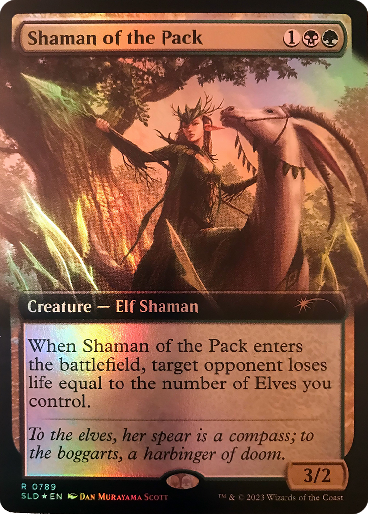 Shaman of the Pack (Extended Art) [Secret Lair Drop Series] | Jomio and Rueliete's Cards and Comics