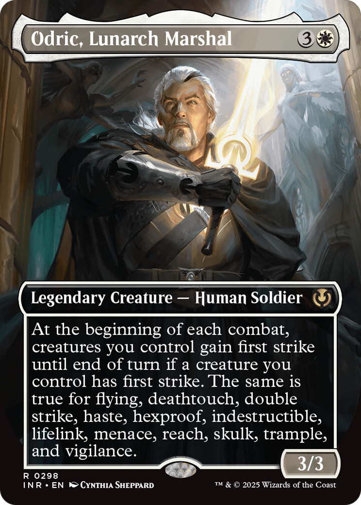 Odric, Lunarch Marshal (Borderless) [Innistrad Remastered] | Jomio and Rueliete's Cards and Comics