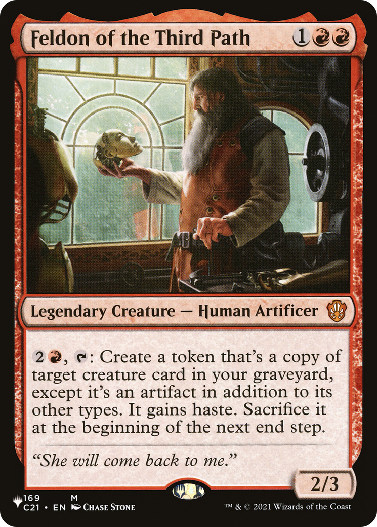 Feldon of the Third Path [The List] | Jomio and Rueliete's Cards and Comics